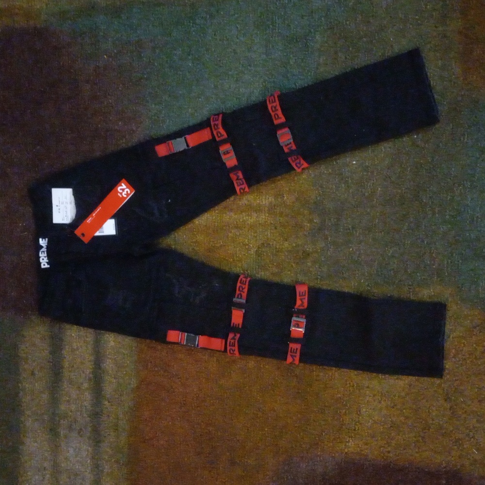 Fancy, "PREME"  JEANS Quality Streetwear Jeans (98% Cotton, 2% Spandex)